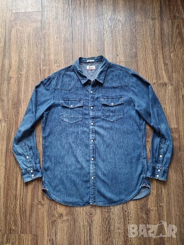 Страхотна мъжка дънкова риза TOMMY HILFIGER, размер XL