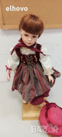Порцеланова кукла - 45см, снимка 4 - Кукли - 33233375