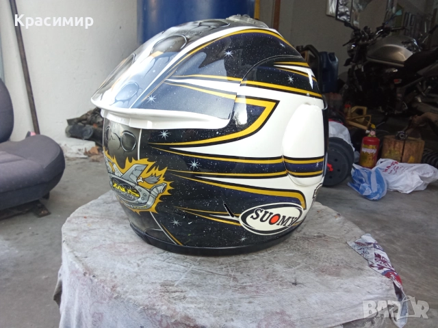 Мото каска SUOMY размер M, снимка 4 - Аксесоари и консумативи - 52809756