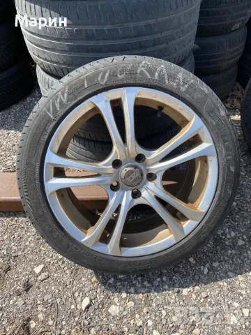Лети джанти 17 цола 5х112 VAG, снимка 4 - Гуми и джанти - 49923606