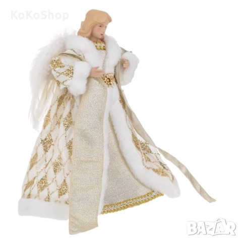 Връх за елха ангел-30 см./връх за елха, снимка 3 - Декорация за дома - 52239279