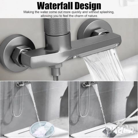 НОВ Термостатичен смесител за баня / вана , снимка 5 - Смесители - 53603138