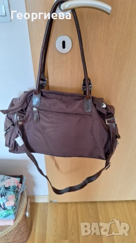 Нова шоколодово кафява от плат, снимка 2 - Чанти - 50917665