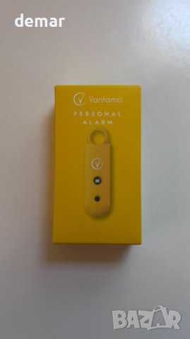 Персонална аларма за безопасност с ключодържател за жени, жълта, снимка 6 - Други стоки за дома - 43184478