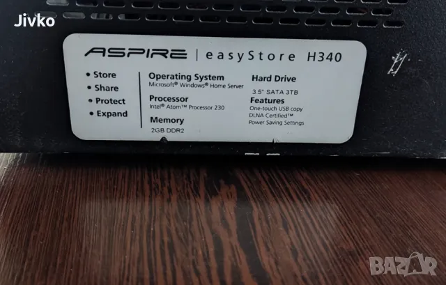 Acer easyStore H340, снимка 4 - За дома - 49527577