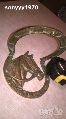 чукало за врата-кон/подкова-14х13см-мед/месинг, снимка 9 - Колекции - 26286301