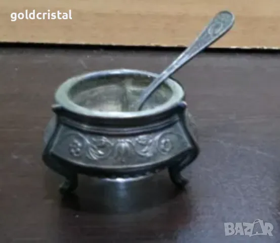 Руски съд за хайвер мнц, снимка 3 - Антикварни и старинни предмети - 29850051