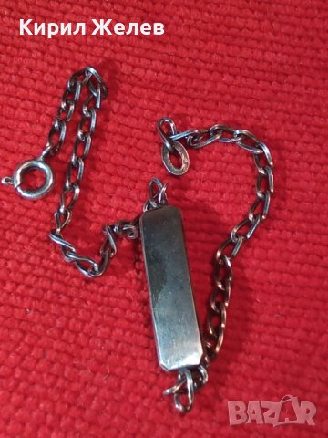 СТАРА СРЕБЪРНА РЕТРО АР ДЕКО ГРИВНА СРЕБРО 800 РЪЧНА МАЙСТОРСКА ИЗРАБОТКА 32132, снимка 13 - Гривни - 40475762