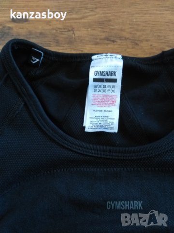 gymshark  FLEX SPORTS LONG SLEEVE CROP TOP - страхотно фитнес бюстие КАТО НОВО, снимка 9 - Корсети, бюстиета, топове - 40145994