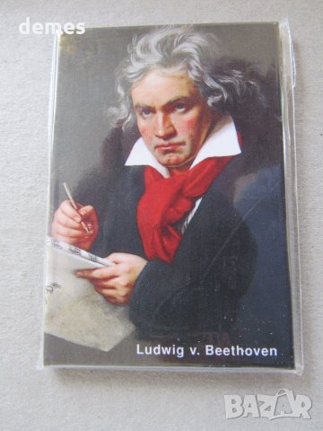  Автентичен метален магнит от Германия-Бетховен, серия-10, снимка 3 - Други ценни предмети - 27161865