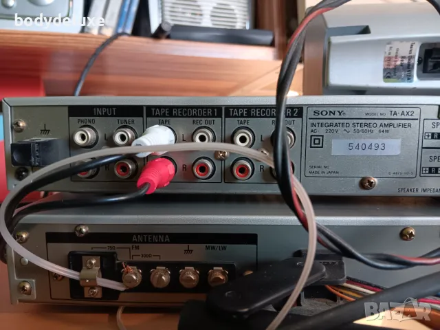 SONY TA-AX2+ ST-JX2L усилвател + тунер, снимка 4 - Ресийвъри, усилватели, смесителни пултове - 48566322