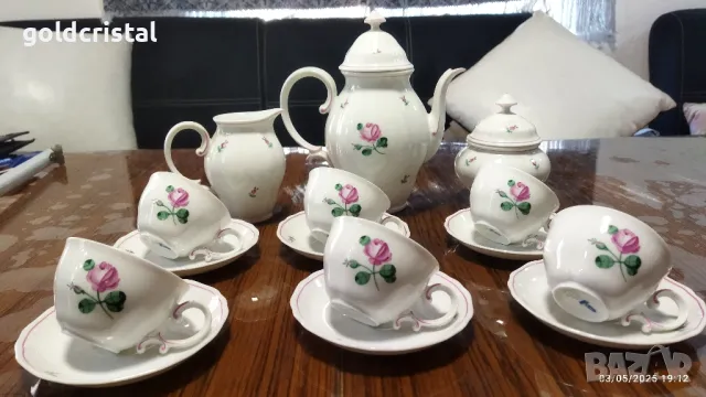 старинен немски фин порцелан чаши за кафе