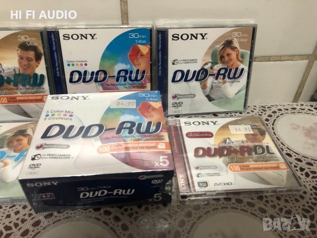 Sony DVD+RW 4.7GB i Sony DVD-RV, снимка 10 - Камери - 43331345