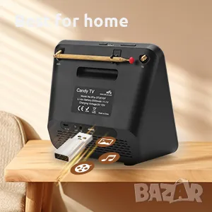 Преносим телевизор- мултимедия HassoKon, DVB-T2 , DAB+, FM, USB мултимедийно, акумулатор, снимка 14 - Телевизори - 50172964