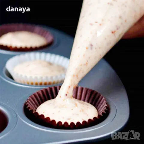 1008 Комплект сладкарски пошове за еднократна употреба 3 размера, 100 броя, снимка 2 - Форми - 25888973