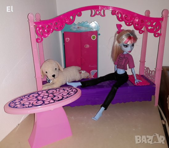9 броя Оригинални мебели обзавеждане за кукли барби монстър хай евър афтър хай , снимка 3 - Кукли - 27604225
