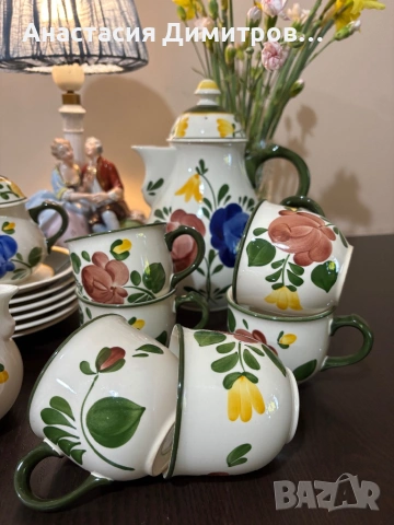 Чаен сервиз Villeroy & Boch Bauernblume , снимка 3 - Антикварни и старинни предмети - 53386114