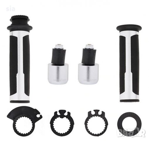 Дръжка за мотоциклет, ръкохватки за мотор,- 281 - графит, снимка 3 - Аксесоари и консумативи - 32456370