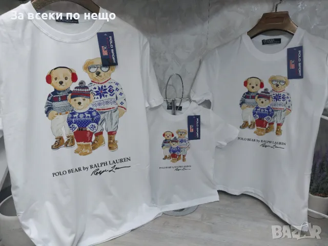 Коледна тениска за мама, татко и дете Polo Bear👚👕Детска тениска👚Дамска👕Мъжка Код LFS215, снимка 6 - Детски тениски и потници - 48255664