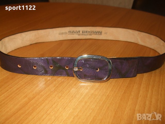 Sam Brown/естествена кожа/дамски колан , снимка 2 - Колани - 27070031