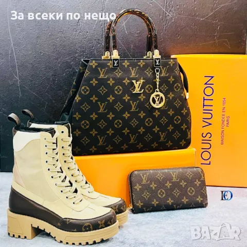 Louis Vuitton Дамски Боти - Налични Различни Цветове Код D1631, снимка 3 - Дамски боти - 48724020