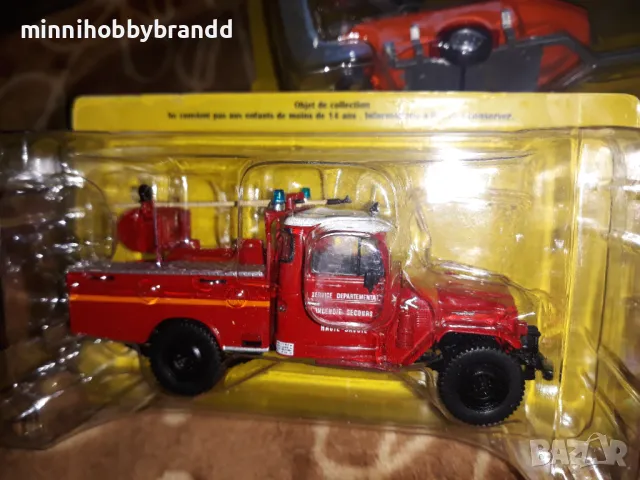 Toyota Fj Land Cruiser Nissan Navara Land Rover Defender Toyota Hilux Hachette 1.43 Scale Top Models, снимка 12 - Колекции - 50299435