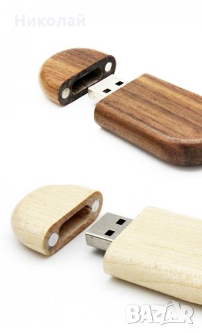 Дървена Флашка 32 гб USB , Флаш памет , подарък за сватба , рожден ден , свети Валентин, снимка 2 - USB Flash памети - 26490996