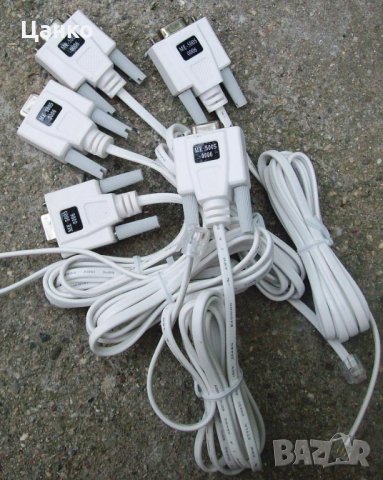 Продавам кабел RS232 9pin / RJ11 ME-5005 0006, снимка 2 - Друга електроника - 26445036