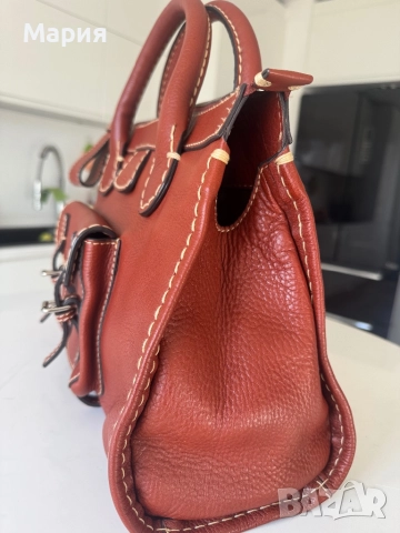 Дамска чанта от естествена мека кожа “Chloe“Нова, снимка 6 - Чанти - 52413404