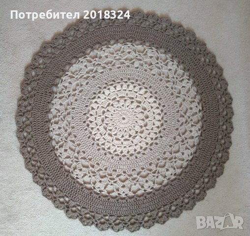 Ръчно плетено килимче 