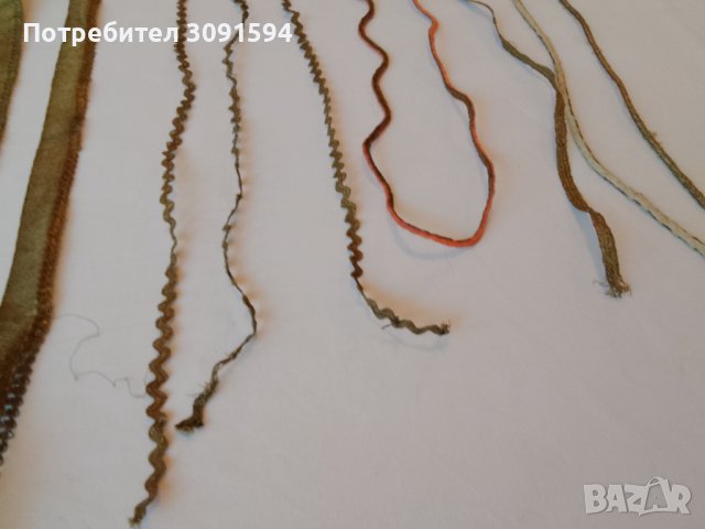 1890г- френски златни метални оплетка, галон, дантела, снимка 11 - Антикварни и старинни предмети - 40791798