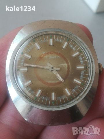 Часовник POLJOT 17j. Made in USSR. Vintage watch. Механичен механизъм. Полет. СССР. Мъжки , снимка 2 - Мъжки - 40447227