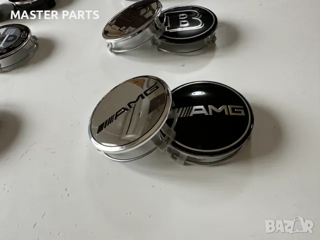Чисто нови . Капачки за джанти MERCEDES МЕРЦЕДЕС 75мм ., снимка 11 - Части - 45380497