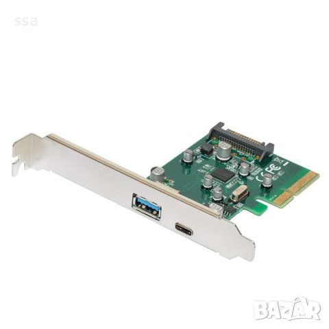 PCI-E card то USB3.1 A , Type C ports - MAKKI, снимка 3 - Други - 43063293