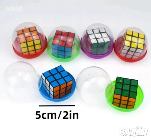кубче рубик куб забанимателна игра играчка за подаръци пинята торбички раздавки подаръчета парти, снимка 4 - Други - 50158031