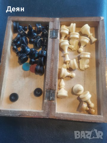 Шах в дървена кутия, има липси, снимка 5 - Шах и табла - 39441778