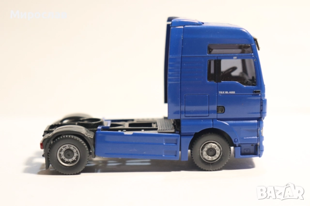 WIKING H0 1/87 MAN ВЛЕКАЧ КАМИОН МОДЕЛ ТИР КОЛИЧКА, снимка 4 - Колекции - 52997019