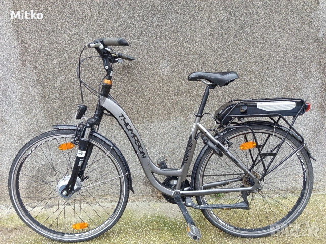 28 цола електрически велосипед с 7 скорости усилени капли амортисьори предни палцови команди , снимка 11 - Велосипеди - 53517828