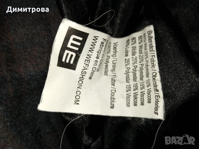 Дамско вълнено палто WE Fashion / Размер М, снимка 5 - Палта, манта - 27455025