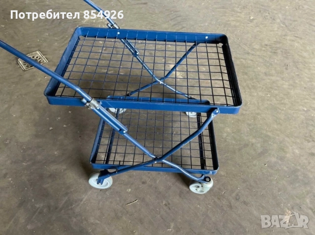 Сгъваеми метални колички 24 броя, снимка 2 - Друго търговско оборудване - 52354500