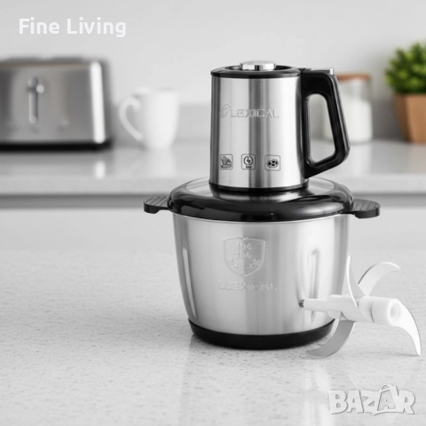 Lexical LCH-1960 електрически чопър – бързо и равномерно рязане за всяка кухня, снимка 2 - Чопъри и пасатори - 52897055