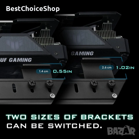 Универсална стойка за видеокарта EZDIY-FAB 309 Graphics Card Holder (ARGB), снимка 8 - Други - 53396679