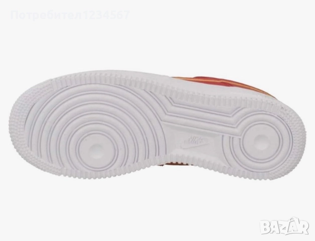 Дамски червени маратонки NIKE AIR Force 38 н, снимка 6 - Маратонки - 51826828