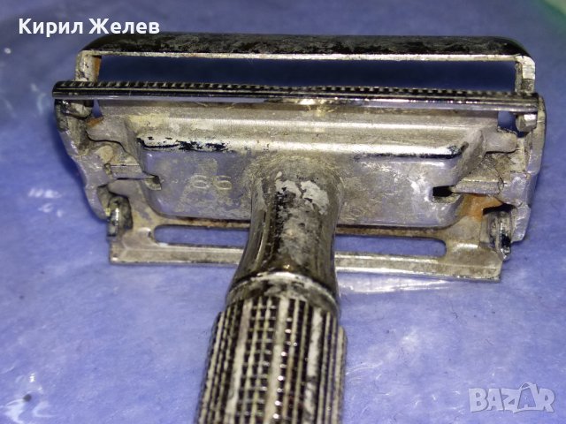 Стара РЕТРО КОЛЕКЦИОНЕРСКИ РЯДЪК МОДЕЛ САМОБРЪСНАЧКА ЖИЛЕТ с МАРКРОВКИ 12486, снимка 3 - Колекции - 43805891