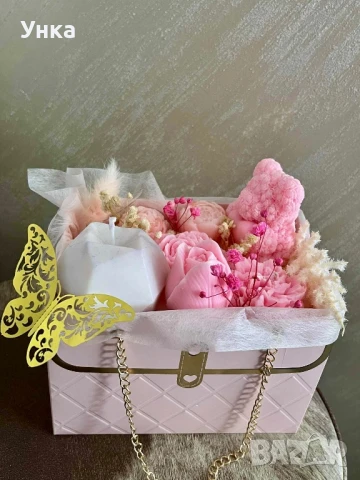 Кошничка с ароматизирани восъчни фигури, снимка 5 - Декорация за дома - 51404721