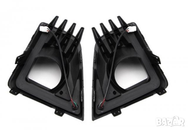 Решетки за халогени с вградени лед дневни светлини и бягащи светлини на мигачи space star спейс стар, снимка 14 - Аксесоари и консумативи - 38542405