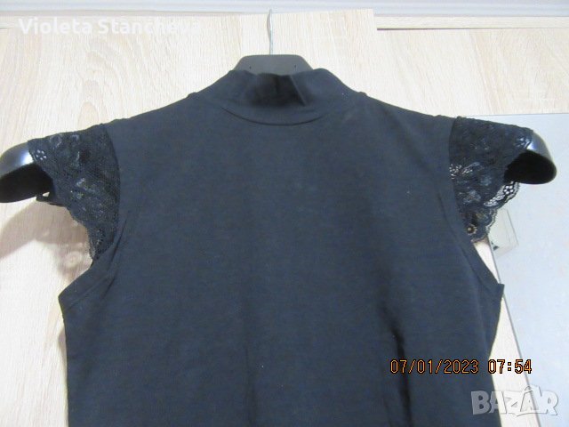 ЧЕРНО ДАМСКО БОДИ - размер М, снимка 2 - Бельо - 39267069