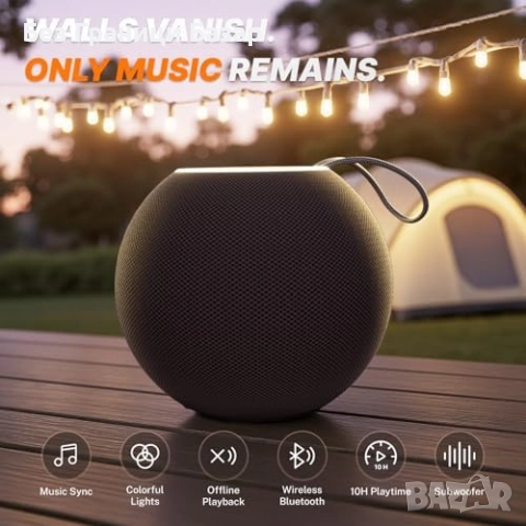 Нова Bluetooth колонка 30W стерео звук RGB светлини IPX5 водоустойчива, снимка 2 - Bluetooth тонколони - 51589812