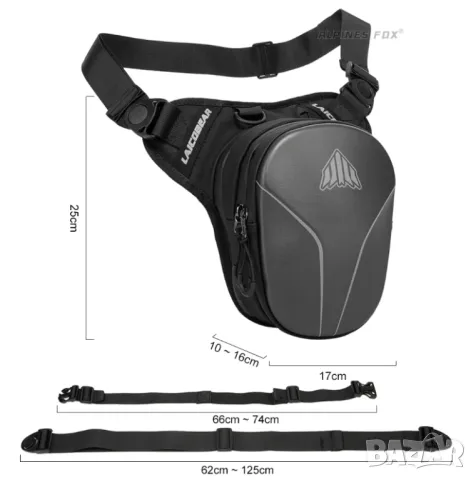 Водоустойчива чанта за кръста крак бедро мото велосипед планина, снимка 5 - Аксесоари и консумативи - 48781420