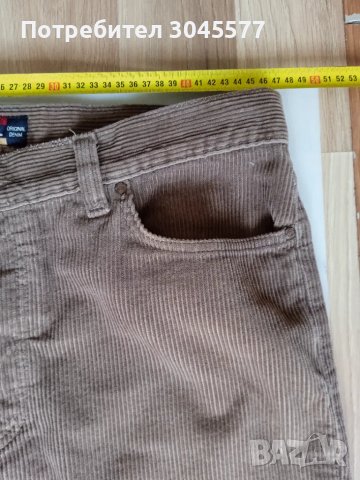 Панталон рипсено кадифе памучно размер 52, снимка 4 - Панталони - 48811817